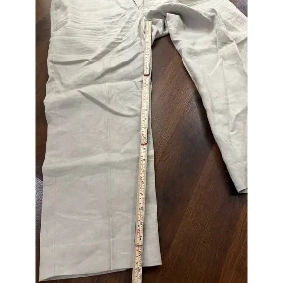 Lauren Ralph Lauren Men's Linen Pants Casual Boho Beachy Minimalist Beige 38x32 - Picture 6 of 6